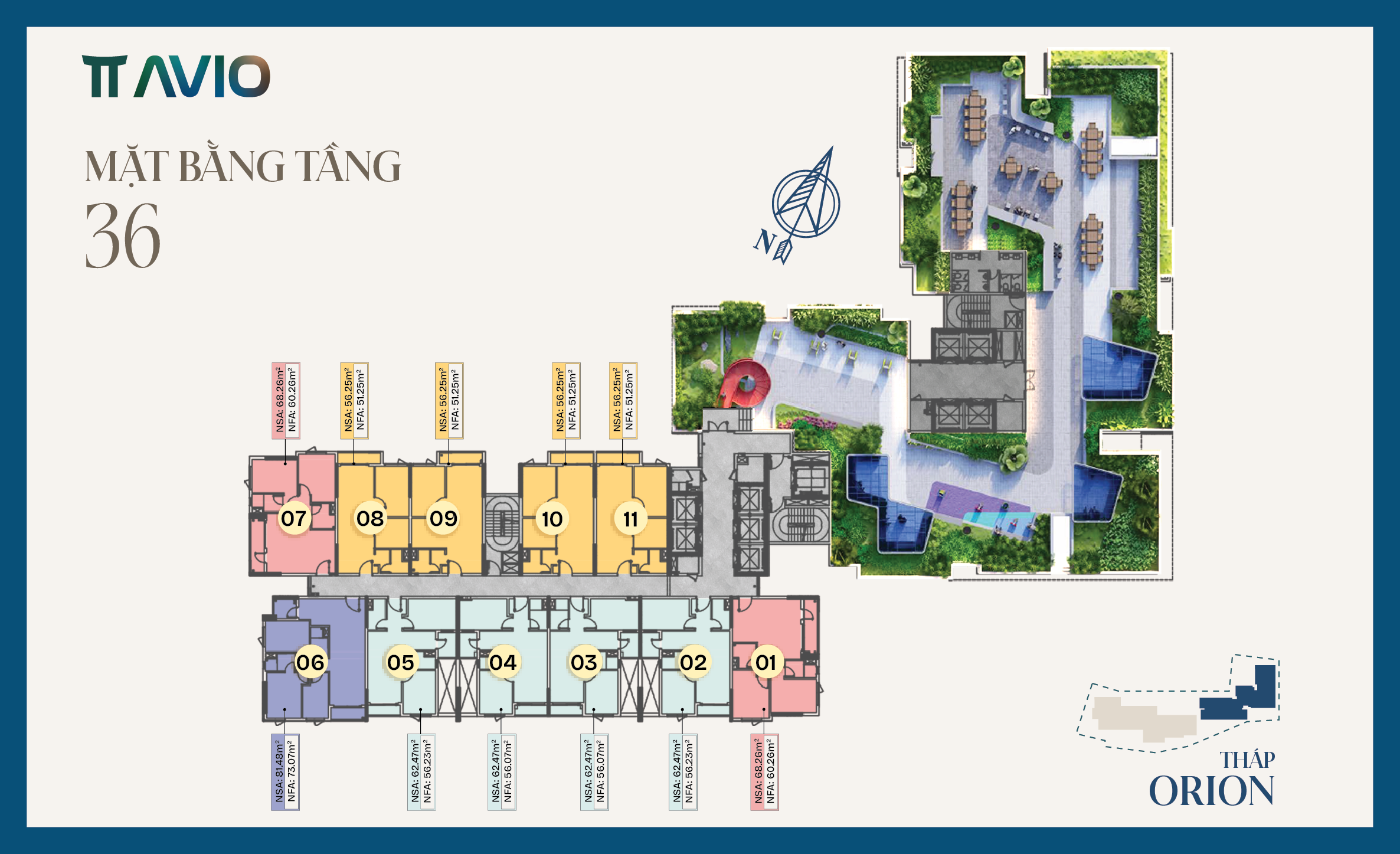 [orion] mẶt bẰng tẦng 36